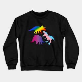 LGBTQIA dinosaur PALS Crewneck Sweatshirt